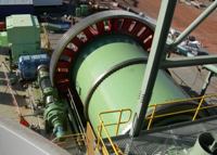 Ball mill installation