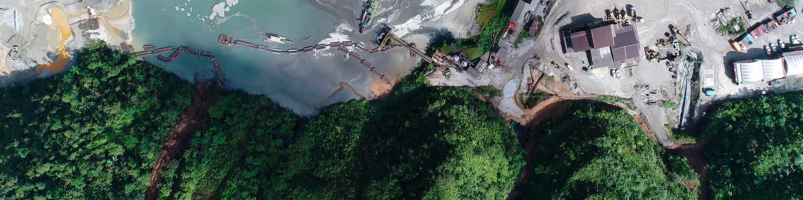 Ok Tedi mine site in Papua New Guniea