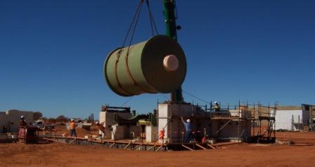 Mill installation at Sinclair Nickel Project
