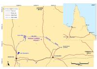 Roseby Copper Project Location Map